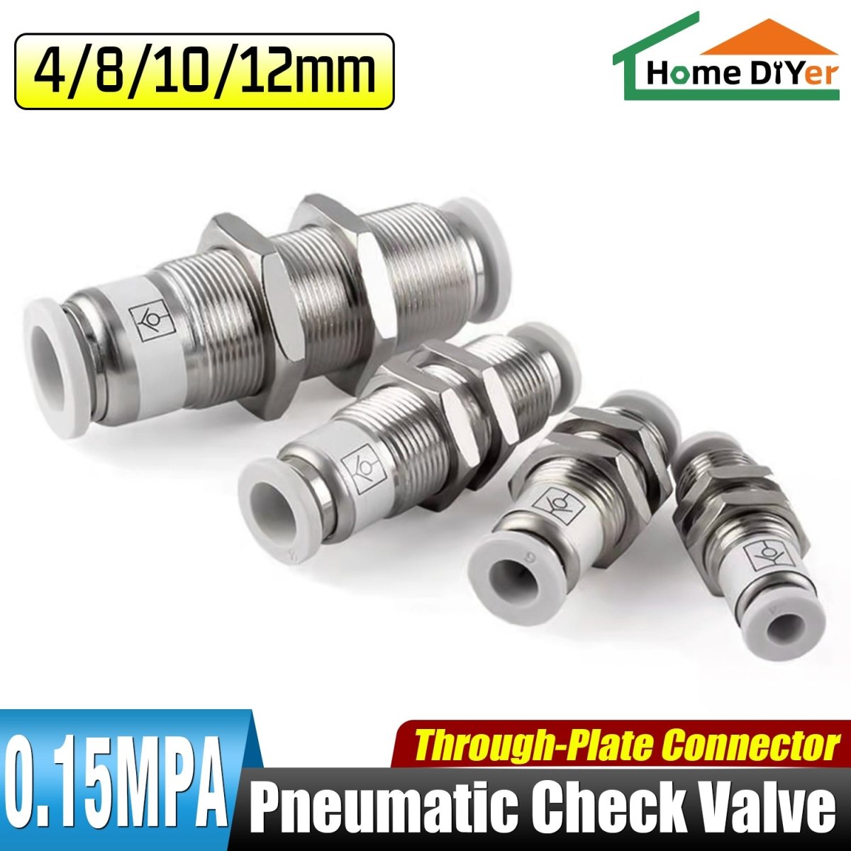 4mm - 12mm Push - Fit Check Valves | NSF Certified Flow Control - HomeDIYer