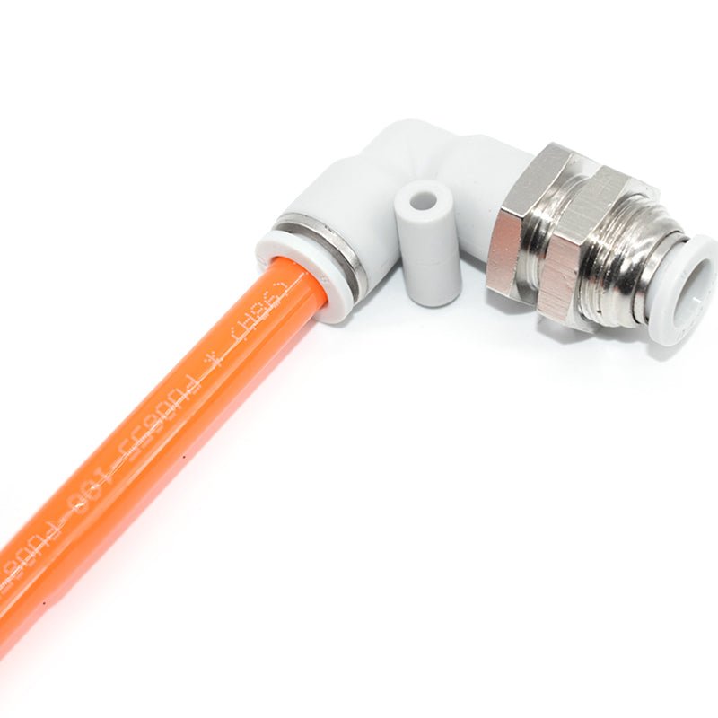 Pneumatic Push Fit Equal Connectors Bulkhead Elbow Speed Join Adaper L - Type - HomeDIYer