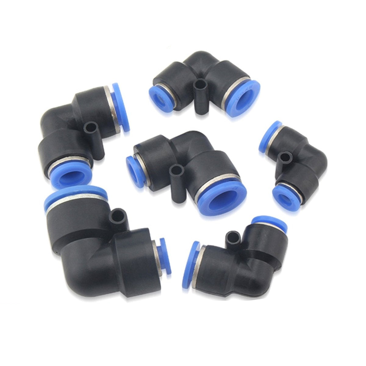 Equal/Reducer Elbow Push Fit Connectors Push In Fittings for Air Water Pipe - HomeDIYer