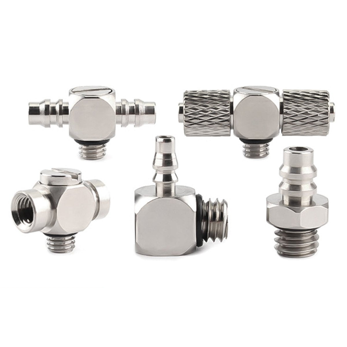 Mini Small Pneumatic Push in Fitting Male Thread Air Line Hose Barb Connector - HomeDIYer