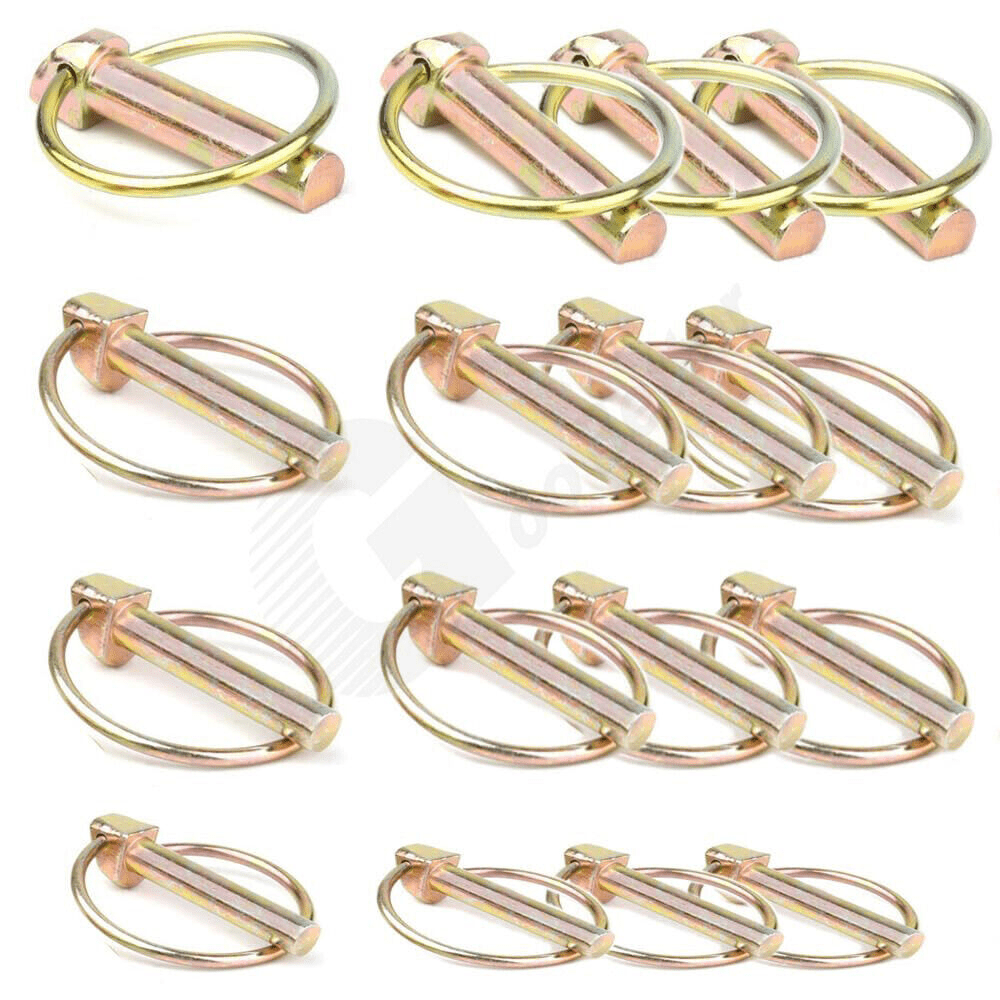 50Pcs Self - locking Retaining Round Rings Kit LynchPin Assortment Kit Washer Set - HomeDIYer