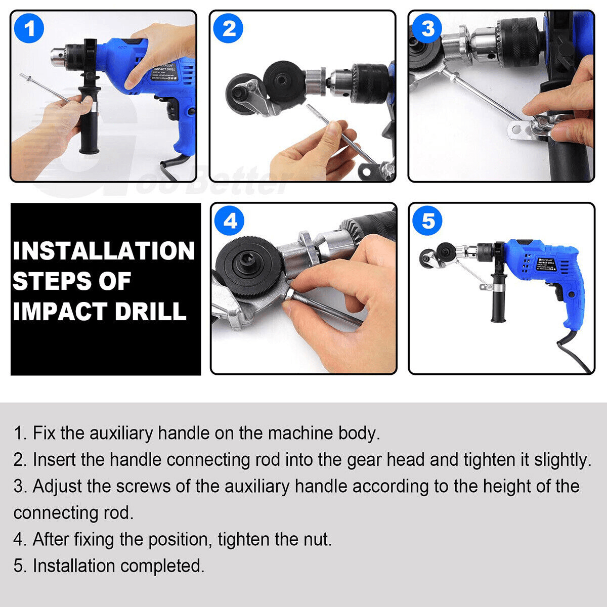 Electric Shears Metal Nibbler Drill Attachment Precise Cutting Sheet Cutter Saw - HomeDIYer