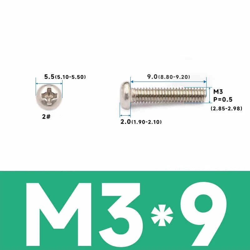 Phillips Pan Head Machine Screws – Carbon Steel M1 to M4, Multiple Lengths & Finishes - HomeDIYer