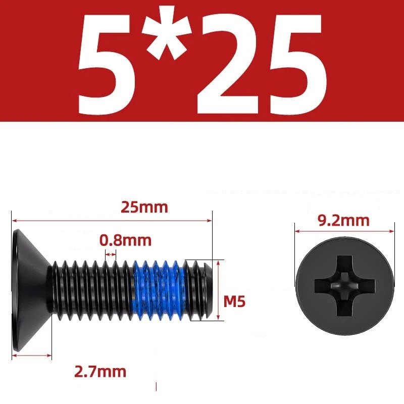 M1.2–M6 Phillips Flat Head Machine Screws | Carbon Steel | Black & Nickel Plated - HomeDIYer