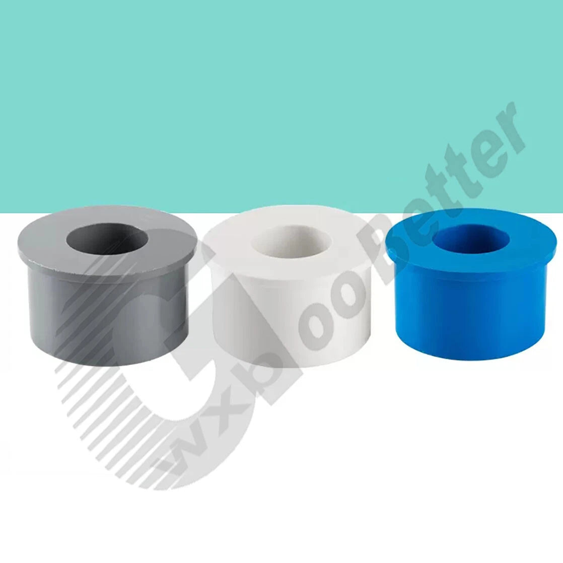 3 Colors Pvc Plain Reducing Bush Φ16~φ90mm Pvc Plumbing Fittings Reducing Bush
