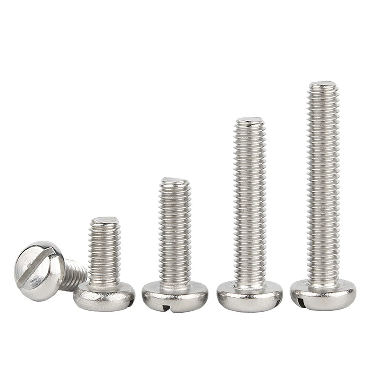 Slotted Pan Head Machine Screws A2 Stainless Steel DIN 85 — M1.6 to M10