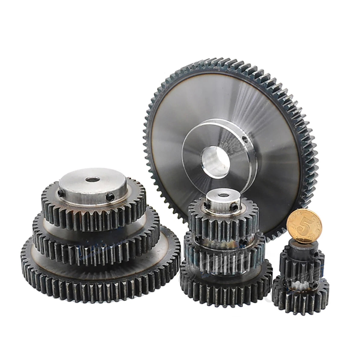 Pinion Gears 1. 5 Mod Spur Gear 40T - 80T Bore 5-12mm Spur Transmission For Rack