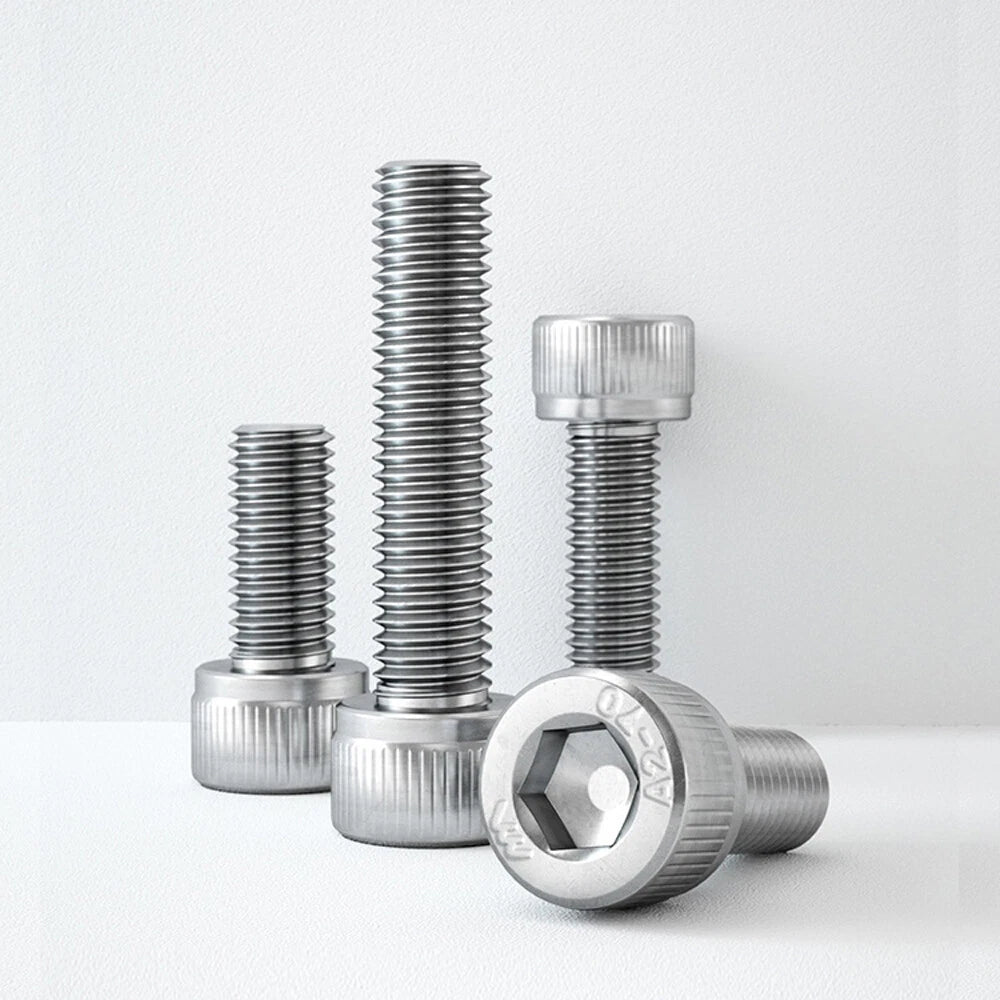 Socket Head Cap Screws Allen Hex Drive 304 Stainless Steel M2-M14