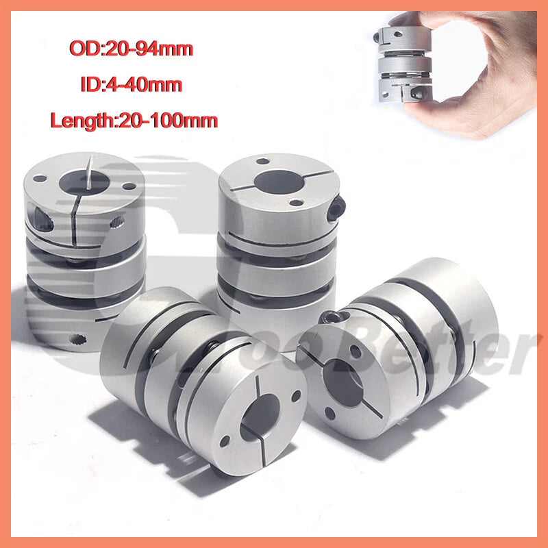 Rigid Shaft Flexible Coupling For CNC Motor Shaft Joint Coupler Connector 4-40mm
