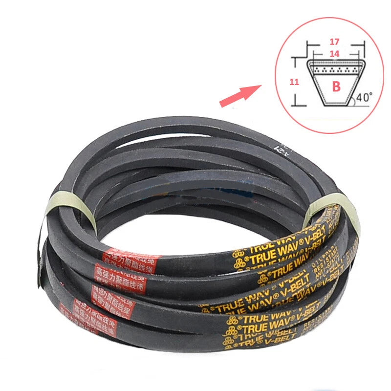 B-Series Classical V-Belt | B25–B100 | 17mm Wide Transmission Drive Belt