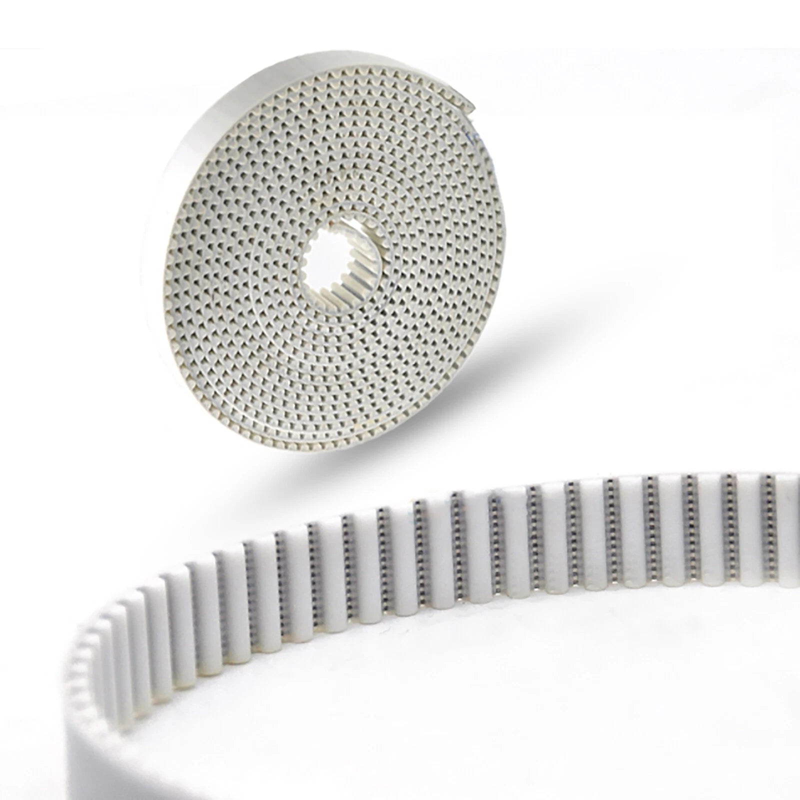 Open Timing Belt — 2GT / HTD-3M / HTD-5M / HTD-8M / S2M / S3M / S5M / S8M | PU White Synchronous Belt