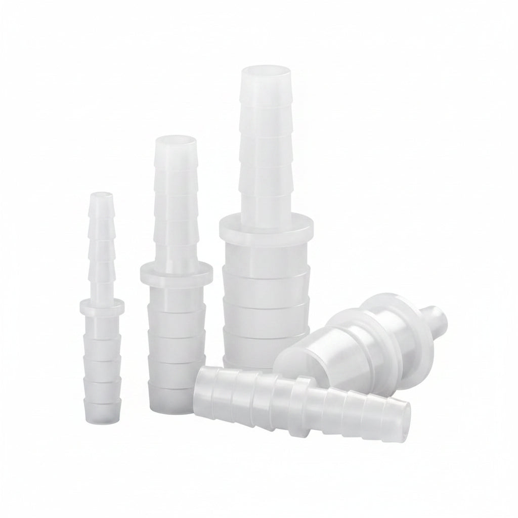 Plastic Straight Barbed Connector Reducer Joiner Tubing Pipe Hose Fitting Water