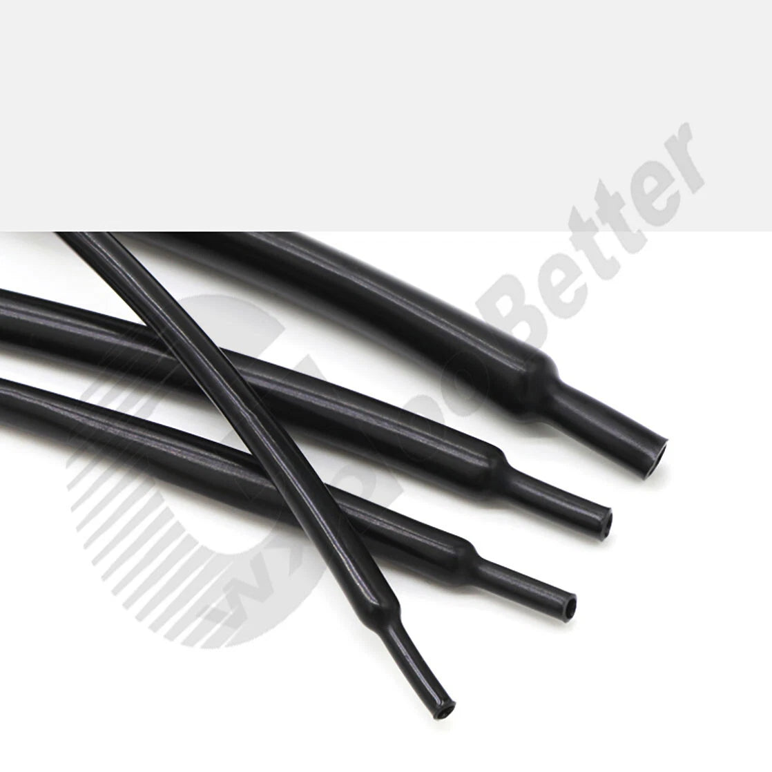 Heat Shrink Tubing 2:1 Polyolefin — φ0.8mm to φ20mm, Black & Clear, 1m–50m