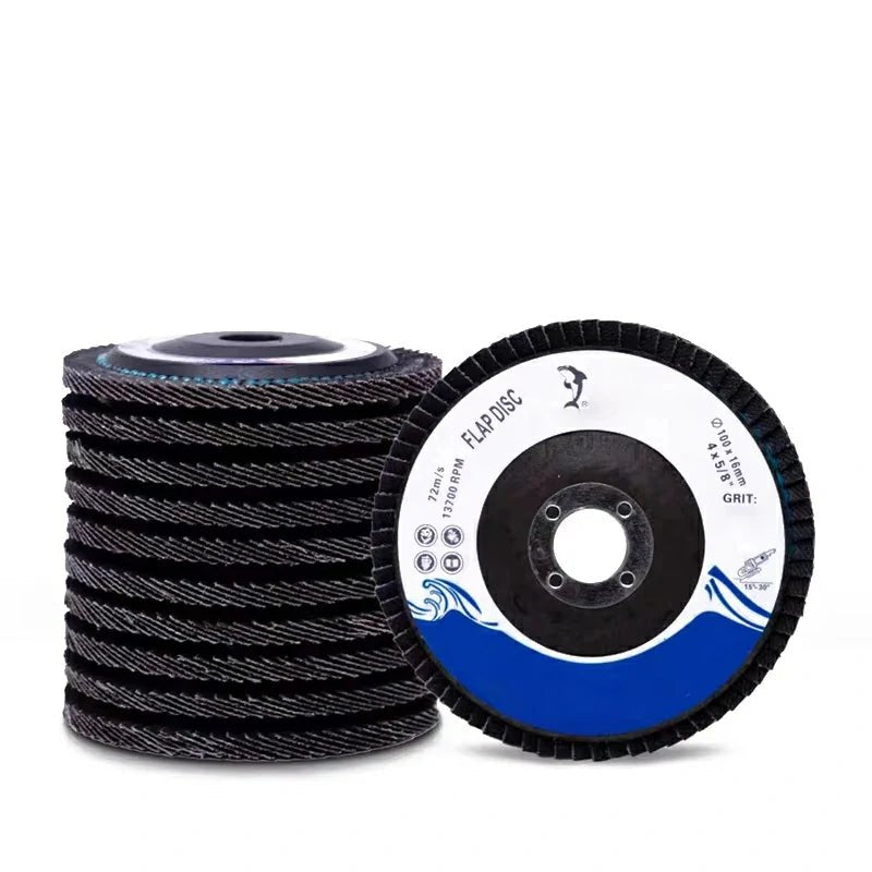 Thousand - leaf Polishing Wheels 60Grit~320Grit Chiba Polishing Wheel for Angle Grinder Wood Metal Sanding Cutting Tool Attachment - HomeDIYer