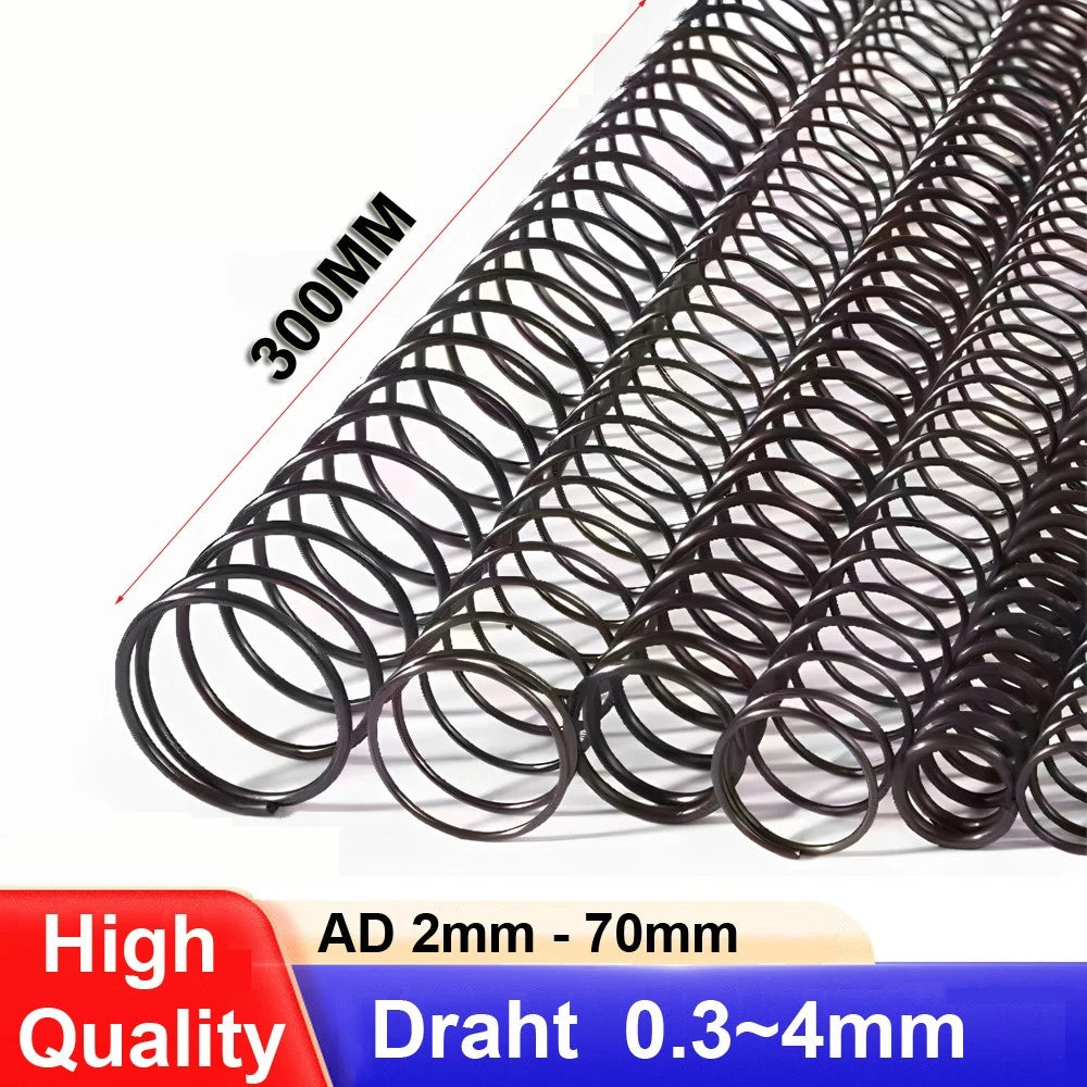 Length 300mm Compression Spring Pressure Springs Wire Dia 0.3mm-4.0mm OD 2-70mm