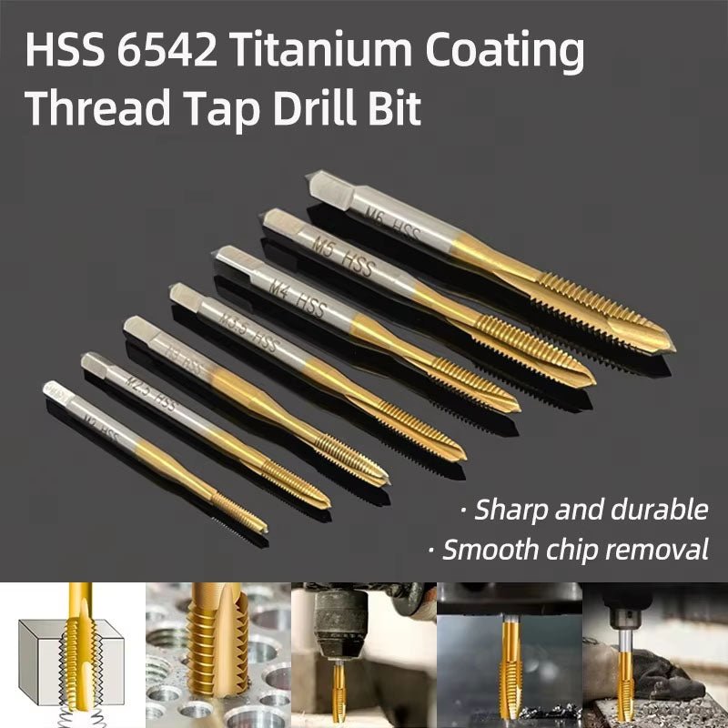 Cobalt Screw Tap Drill Bits Pointed Flute Left Hand - HomeDIYer