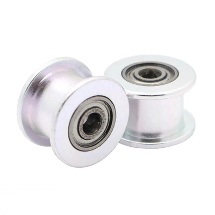 1Pcs Timing Belt Drive Pulley 5M20T Smooth Idler Pulley Bore 6mm For 15mm Belt
