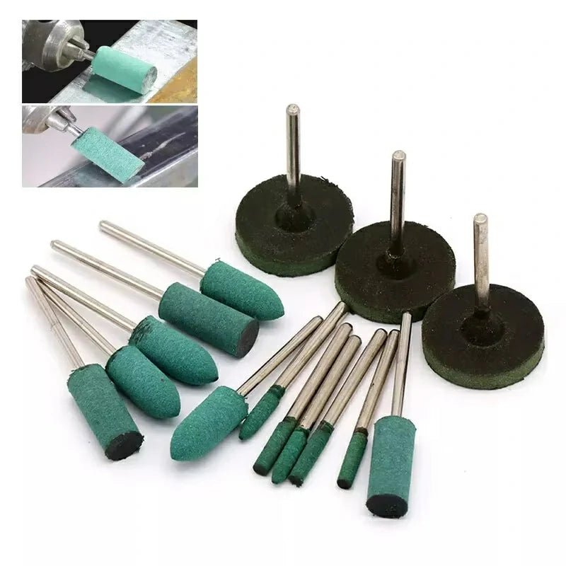 Rubber Mounted Point Grinding Head 2.35/3mm Shank Assorted Special for Mould Finish Polish Grinder Dremel Rotary Tools - HomeDIYer
