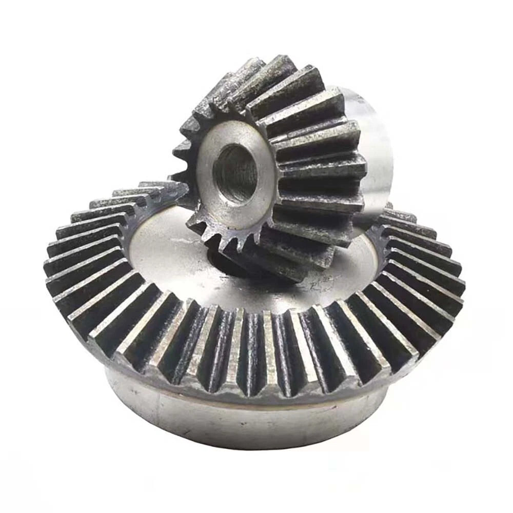 1.5/2 Modulus 1:2 Metal Motor Bevel Gears 15-20 Tooth 90° Pairing 45# Steel