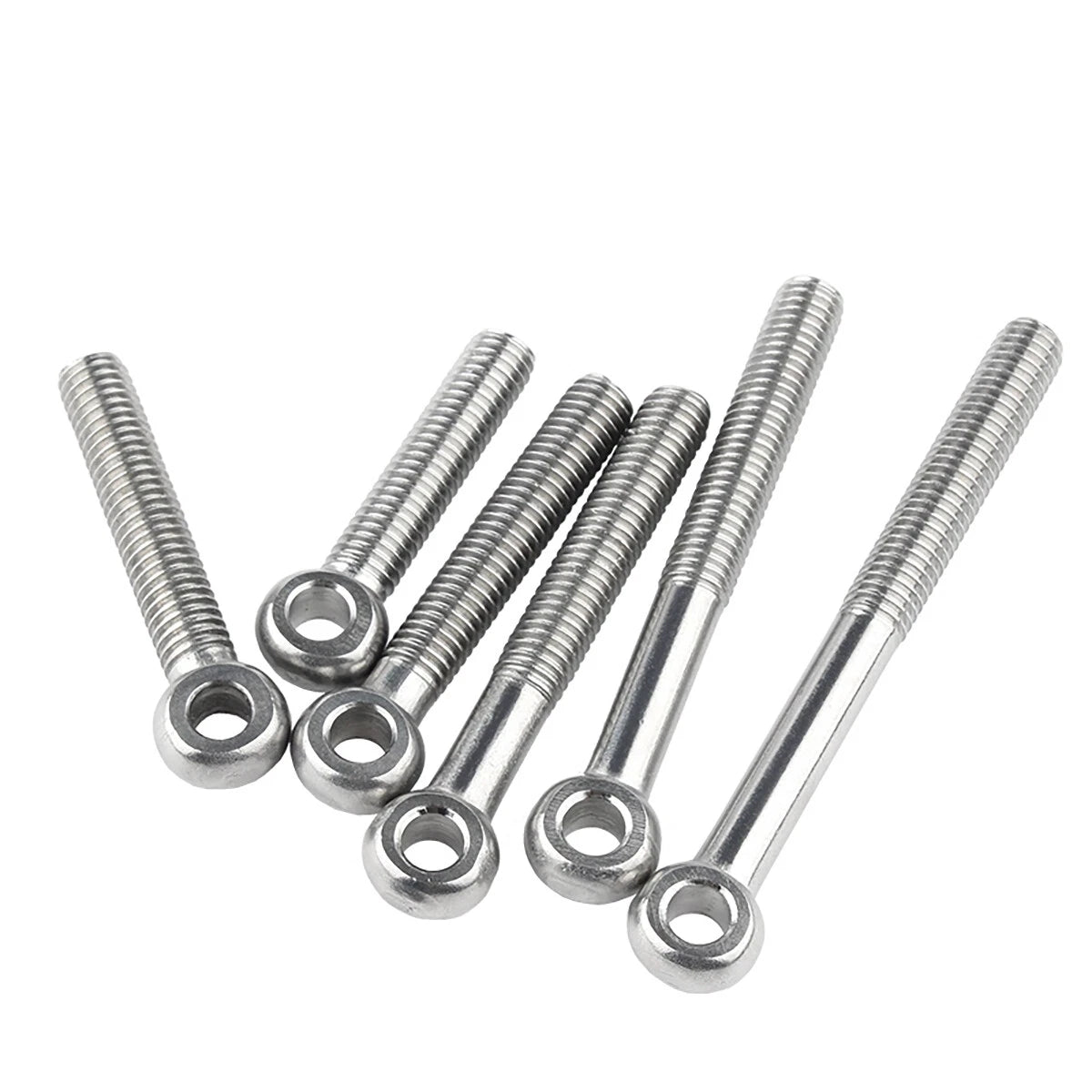 Stainless Steel Eye Bolts M5–M20 | DIN 444 Threaded Ring Bolt for Wire Rope & Catenary Hanging - HomeDIYer