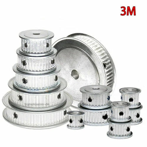 Timing Belt Pulley 3M 12T - 60T Synchronous Wheel for width 10 mm Timing Belts
