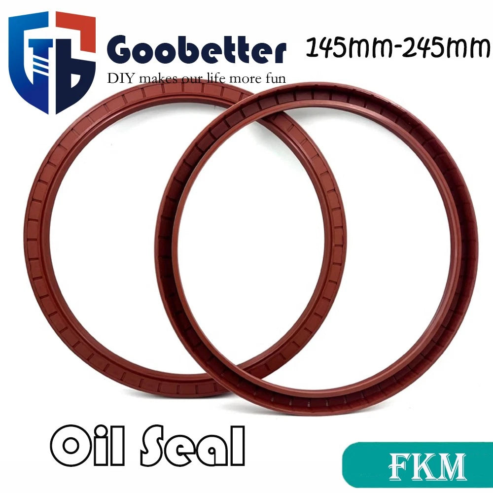 TC TG Oil Seal Skeleton FKM Rubber Framework Double Lip Sealing Ring 145-245mm