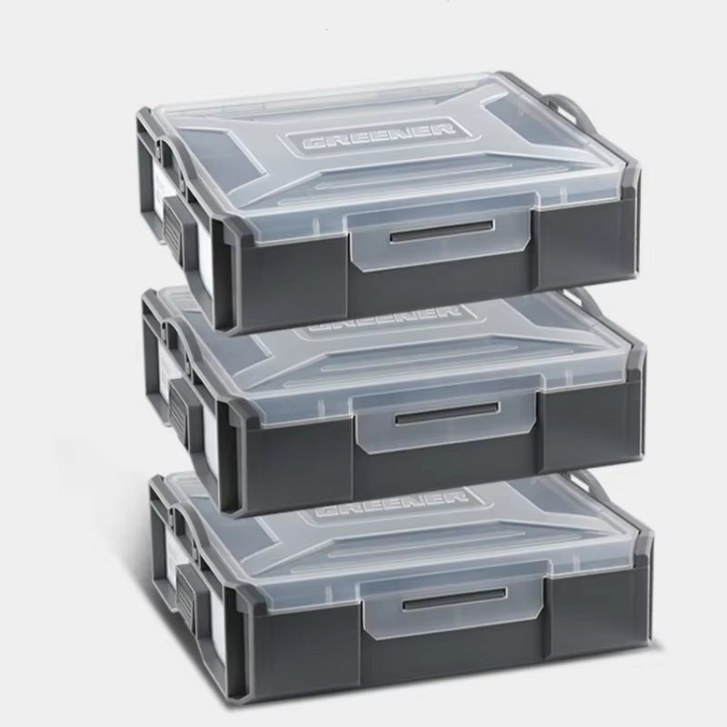 Storage Box Multifunctional Plastic Hardware Tool Parts Box Household Sorting Box Batch Head Small Screw Accessories - HomeDIYer
