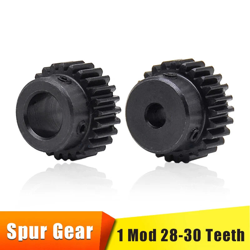 1 Mod 28-30 Teeth Spur Gears Transmission Gear With Step Motor Pinion Gears