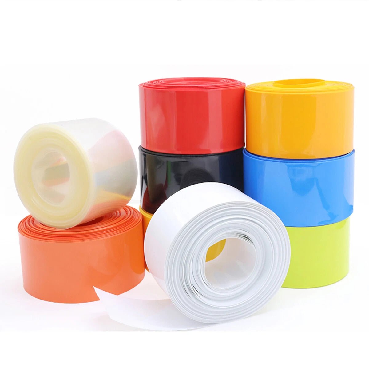 PVC Heat Shrink Tubing for Large Cables – Blue & Clear Wire Insulation Sleeving - HomeDIYer