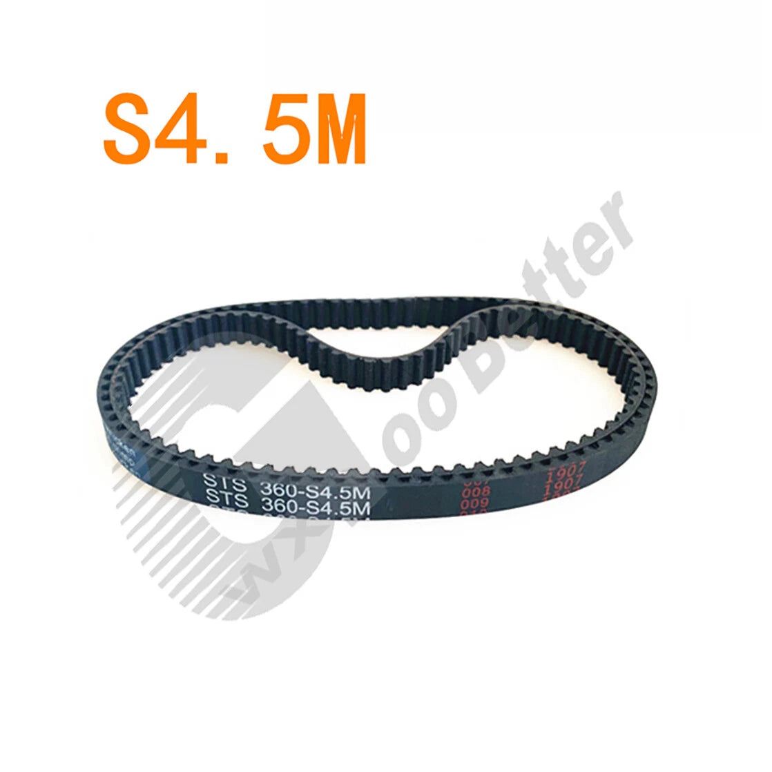 S4.5M Timing Belt 10mm Wide Closed Loop Synchronous Belt for Pulleys — 180mm to 905mm