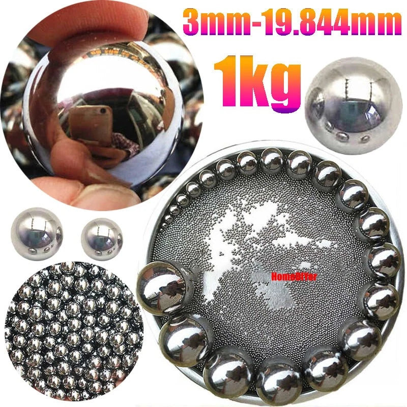 1kg High-Precision Bearing Steel Balls Solid Bearings Ball Diameter 3mm-19.844mm