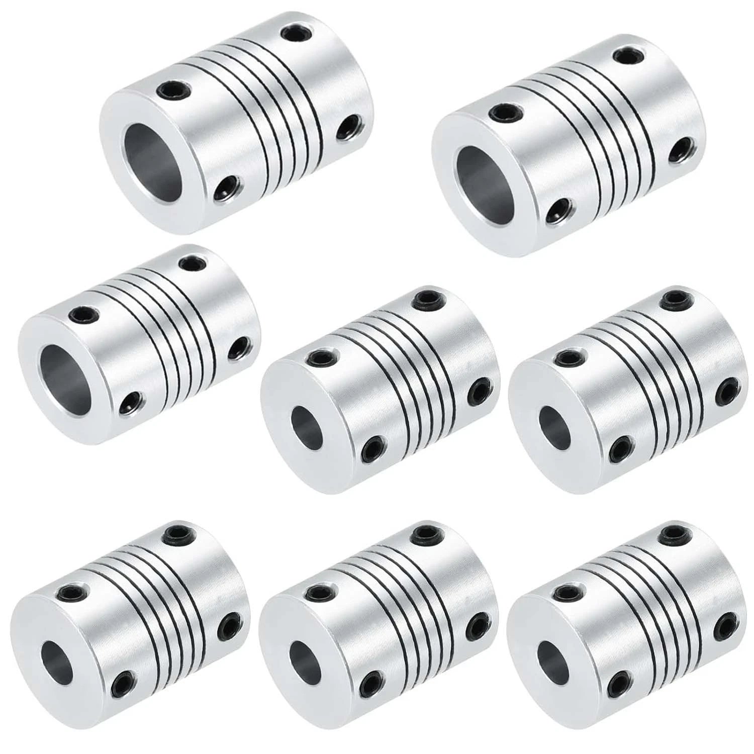 Flexible Shaft Coupling Connector Coupler CNC 3D Printer Stepper Motor 8 - 24mm