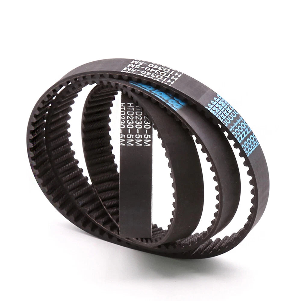 HTD 5M Closed Timing Belt — 175mm to 495mm, Width 10–35mm, Rubber Synchronous Drive Belt