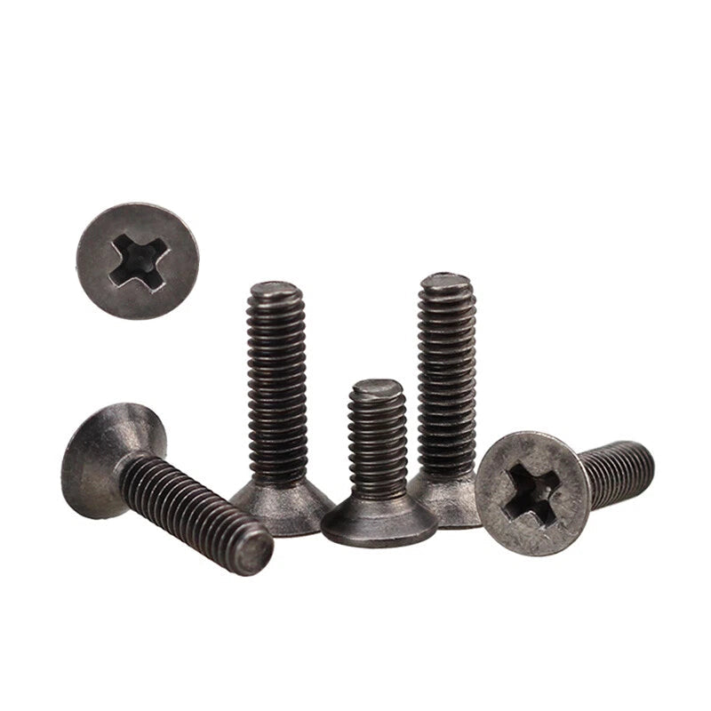 M2 M2.5 M3 M4 Titanium Phillips Countersunk Screws – Flat Head Machine Bolts