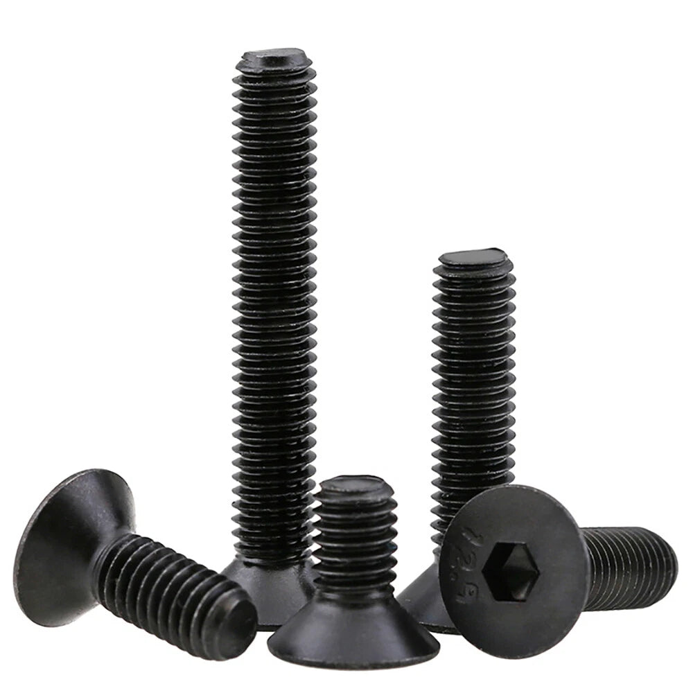 M12 Countersunk Bolts Allen Key Socket Screws DIN7991 High Tensile Grade 12.9