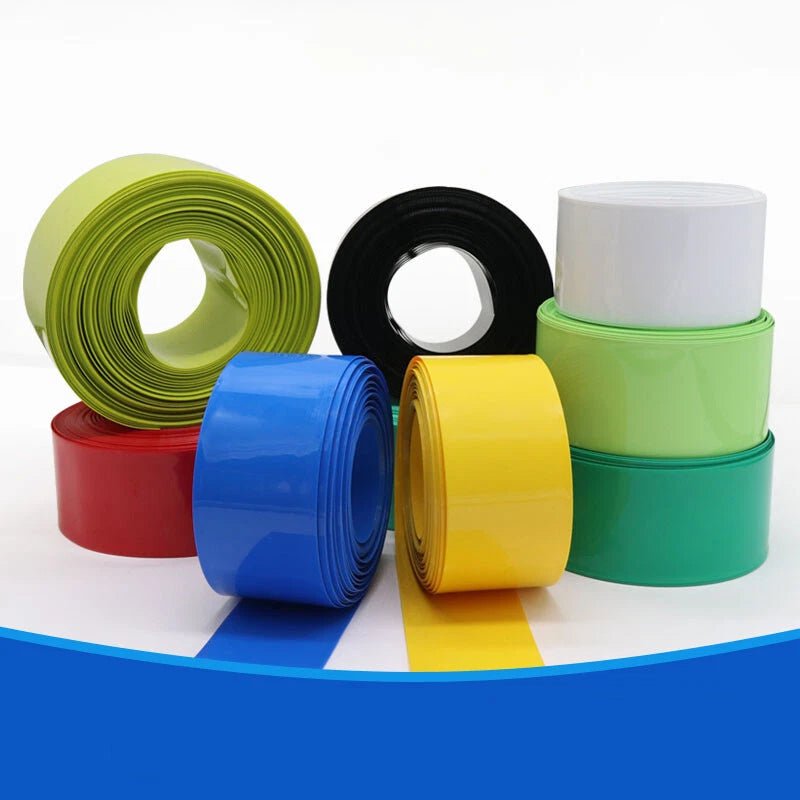 PVC Heat Shrink Tubing for RC Battery Packs — 7mm to 120mm, 25 Colors - HomeDIYer