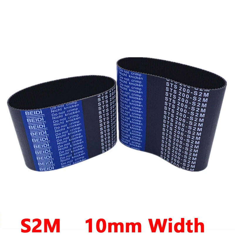 S2M Closed Loop Timing Belt — 2mm Pitch, 10mm Width, Multiple Lengths for CNC & 3D Printer