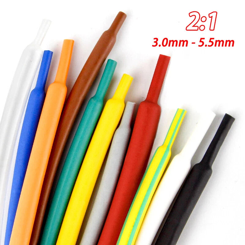 2:1 Ratio Heat Shrink Tubing – Waterproof Wire Insulation Sleeve