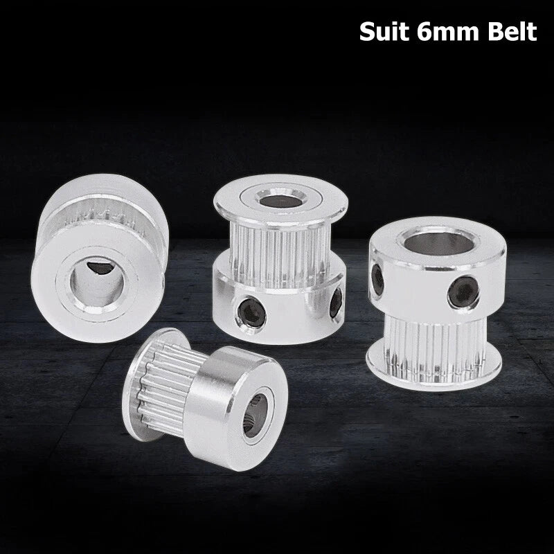 2GT 16T-40T Timing Belt Pulley Synchronous Aluminium 3D Printer Extruder Gear
