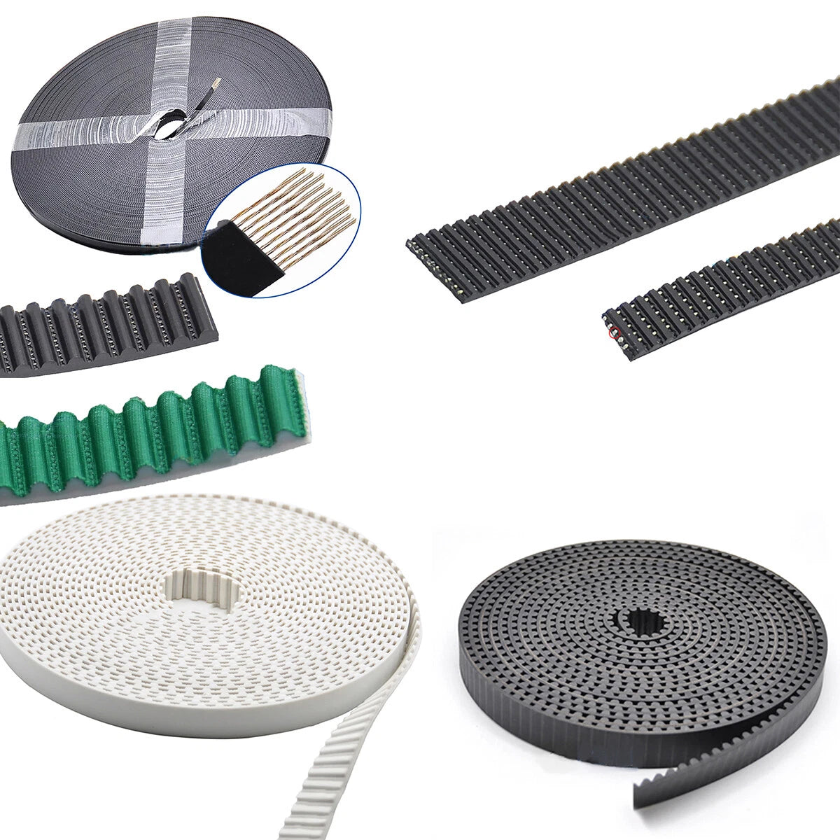 Open Timing Belt 2GT 3M MXL XL 5M — 6mm 10mm 15mm Width for 3D Printer, CNC & Robotics