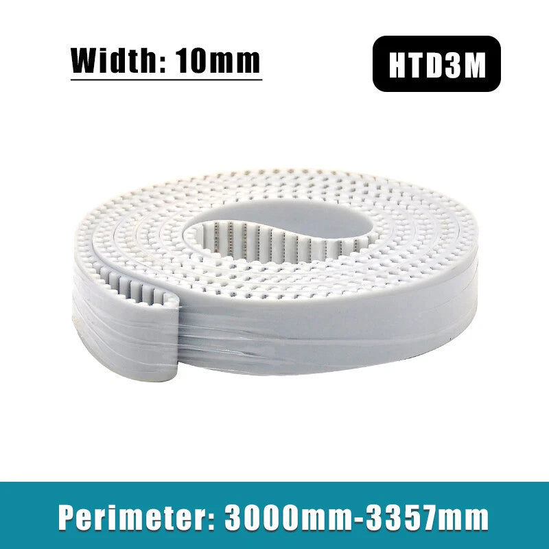 HTD3M Timing Belt 3000–3357mm | PU Steel Wire Reinforced | 10mm Width