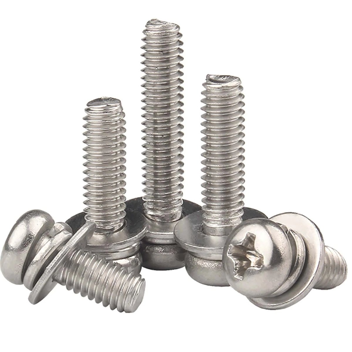 M2–M10 Phillips Button Head Machine Screws — 304 Stainless Steel - HomeDIYer