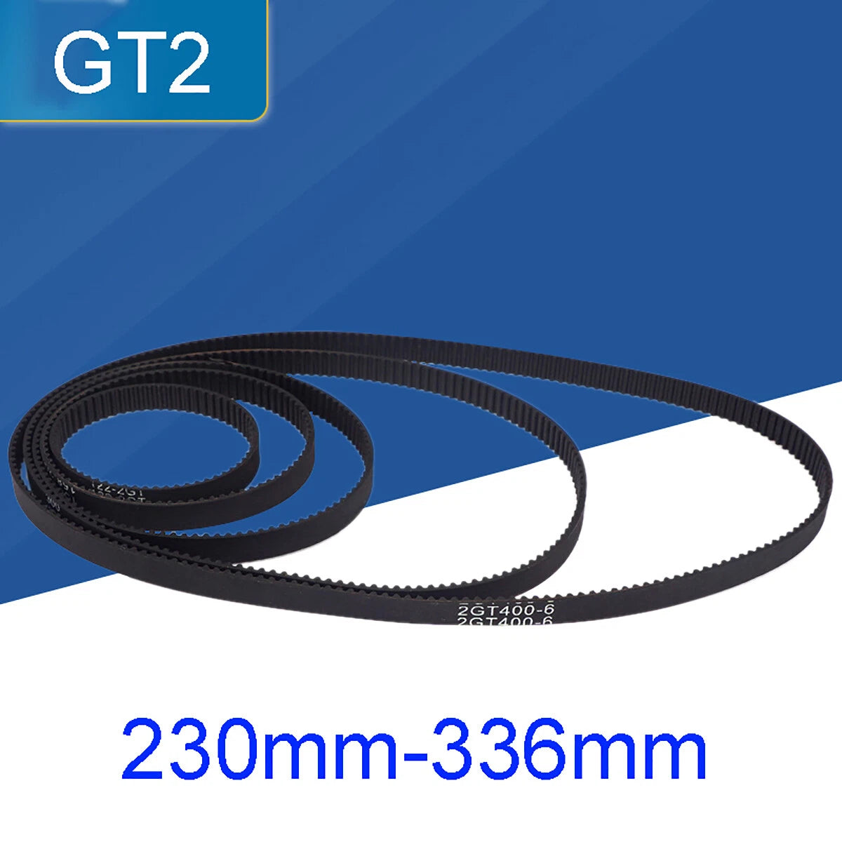 GT2 Timing Belt Closed-Loop 6mm Width 2GT for 3D Printer & CNC