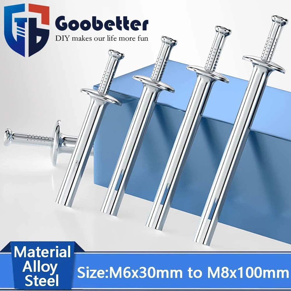 M6 M8 Galvanized Expansion Bolts — Metal Impact Anchors for Concrete & Masonry
