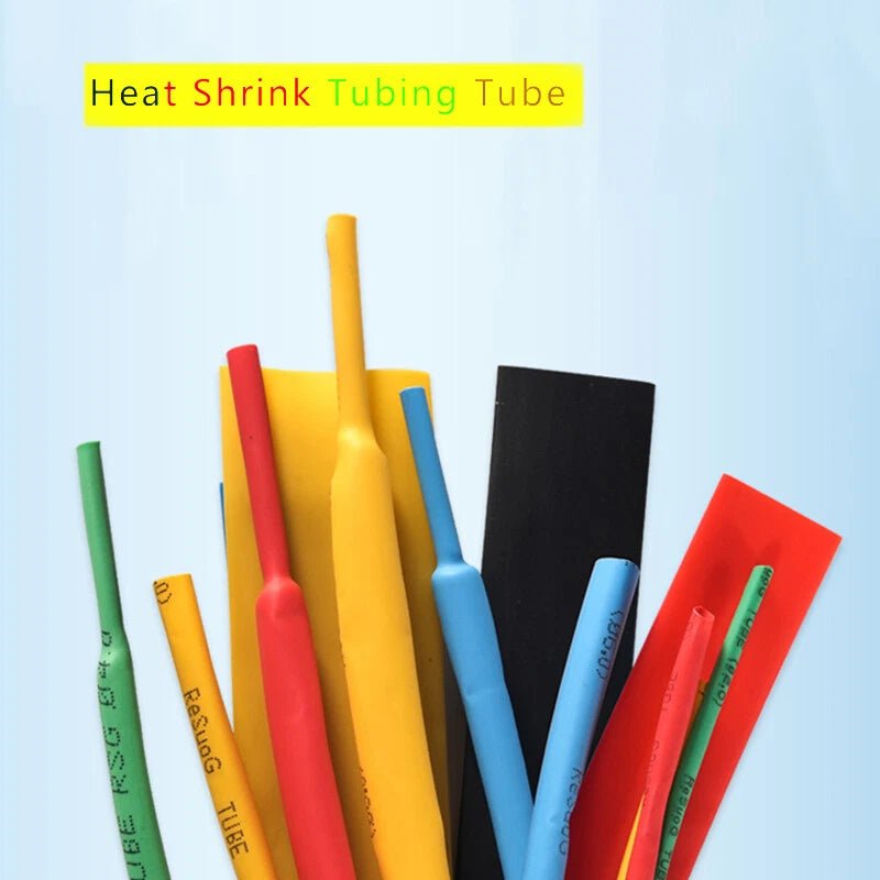 Heat Shrink Tubing – Colored Electrical Wire Wrap Sleeving (φ3mm–φ5.5mm, 7 Colors) - HomeDIYer