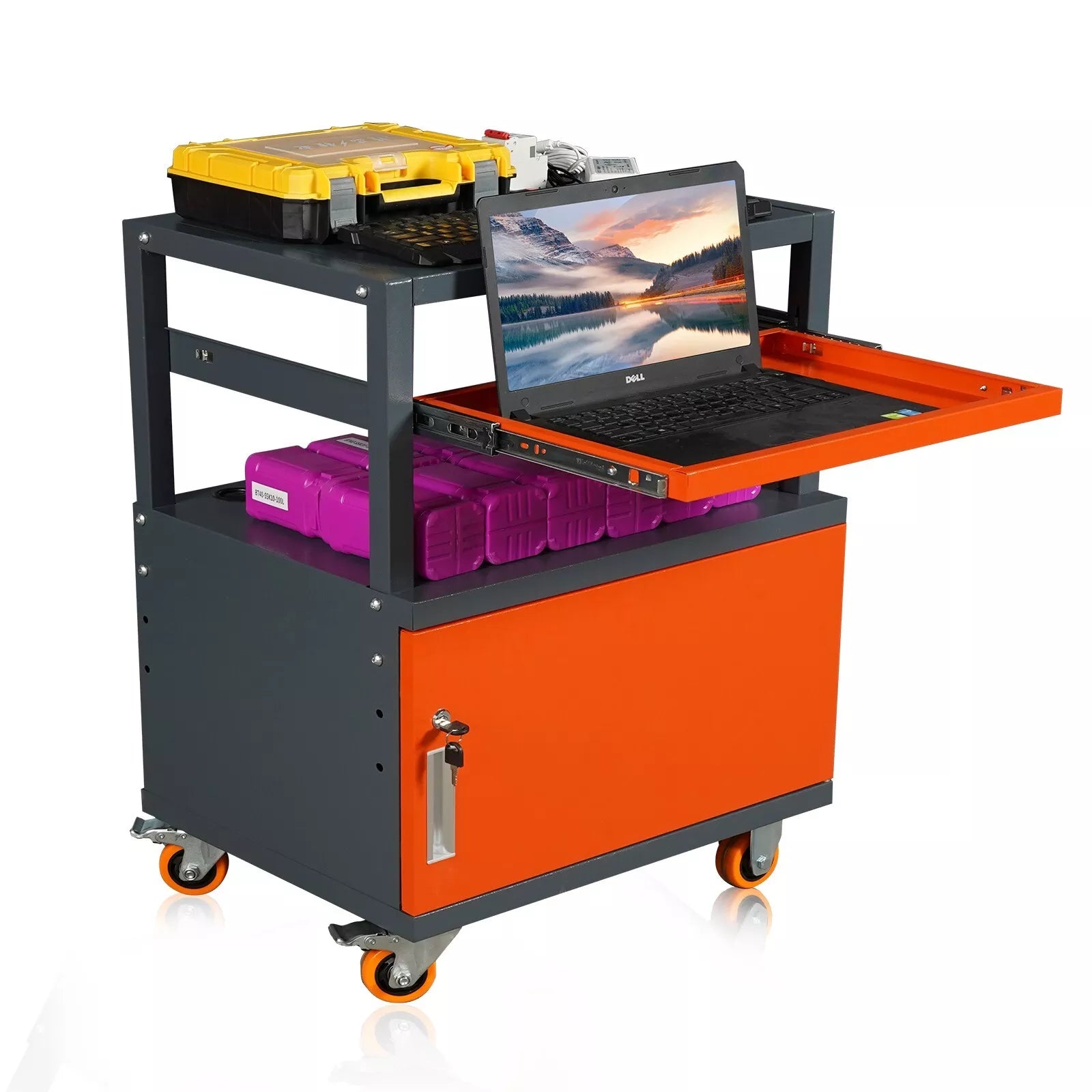 Tool trolley Laptop tool trolley Trolley with drawer - HomeDIYer