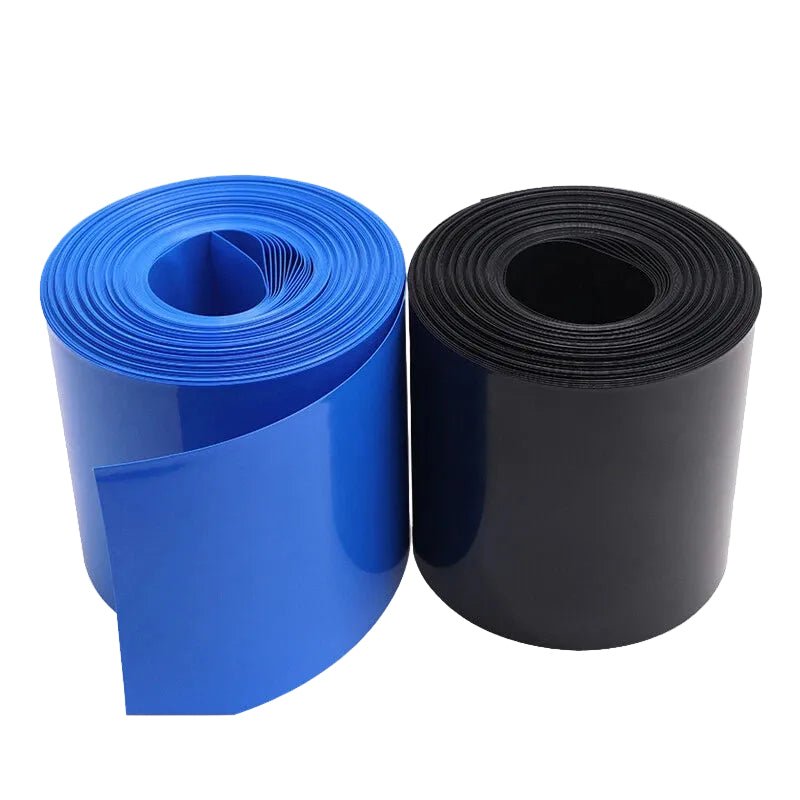 PVC Heat Shrink Tubing 130mm Wide – Battery Wrap & Insulation Sleeve, 7 Colors - HomeDIYer