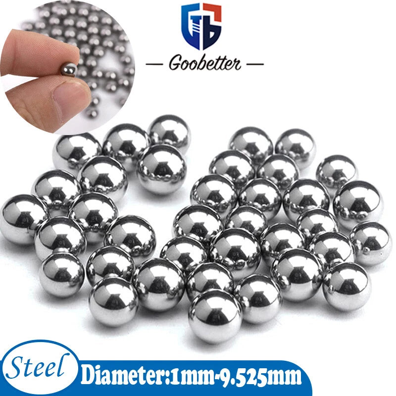 Bearing Steel Balls Solid Ball Bearing Various Sizes Bikes Replacement Bearings