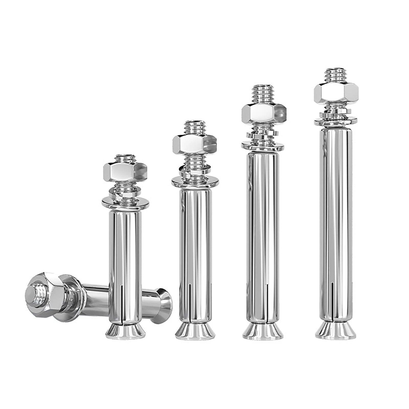 Stainless Steel Expansion Anchor Bolts for Concrete & Masonry — M6 to M16, Extra Long
