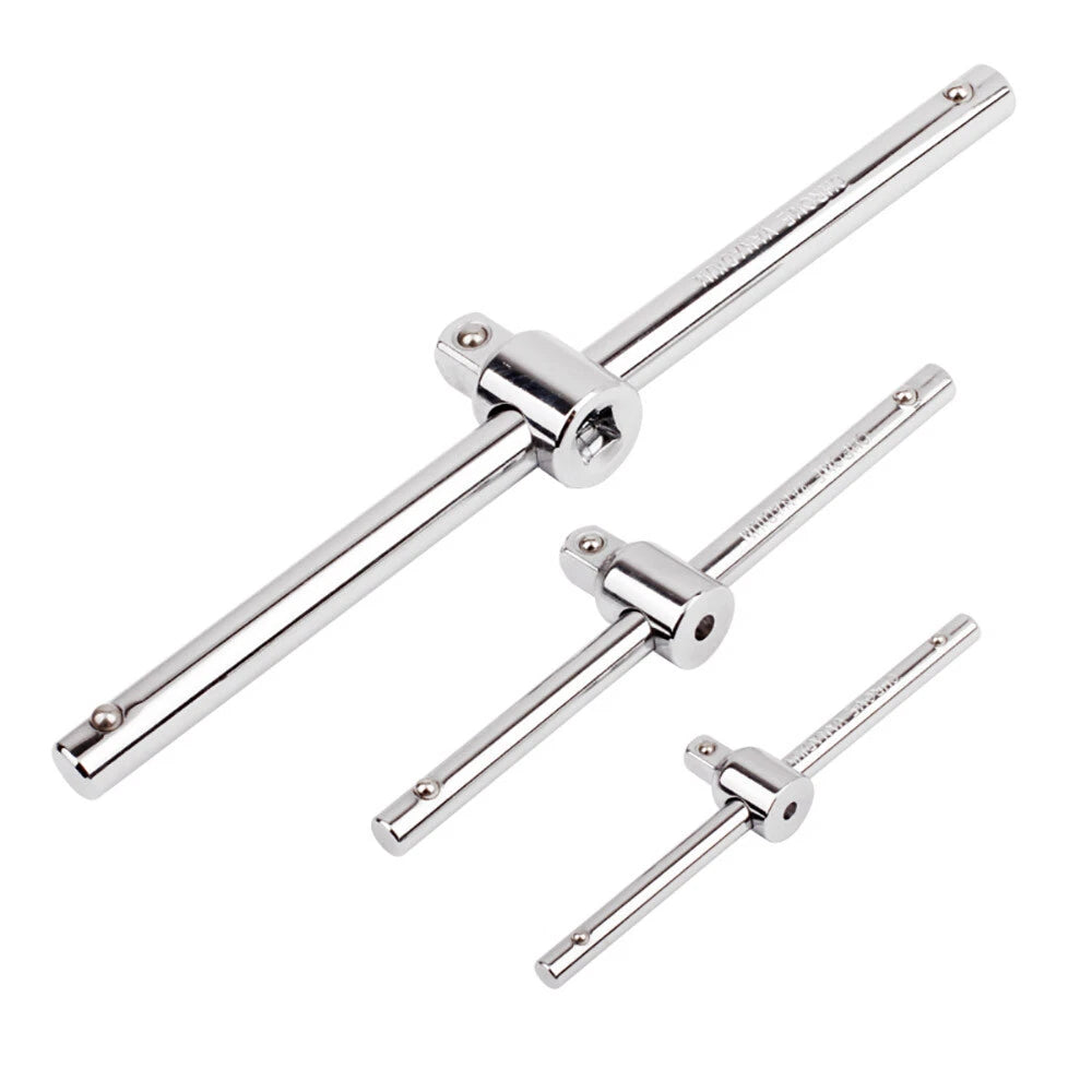 NEW Drive Ratchets 1/4" 3/8" 1/2" Sliding T-Handle Socket Breaker Bar Wrench